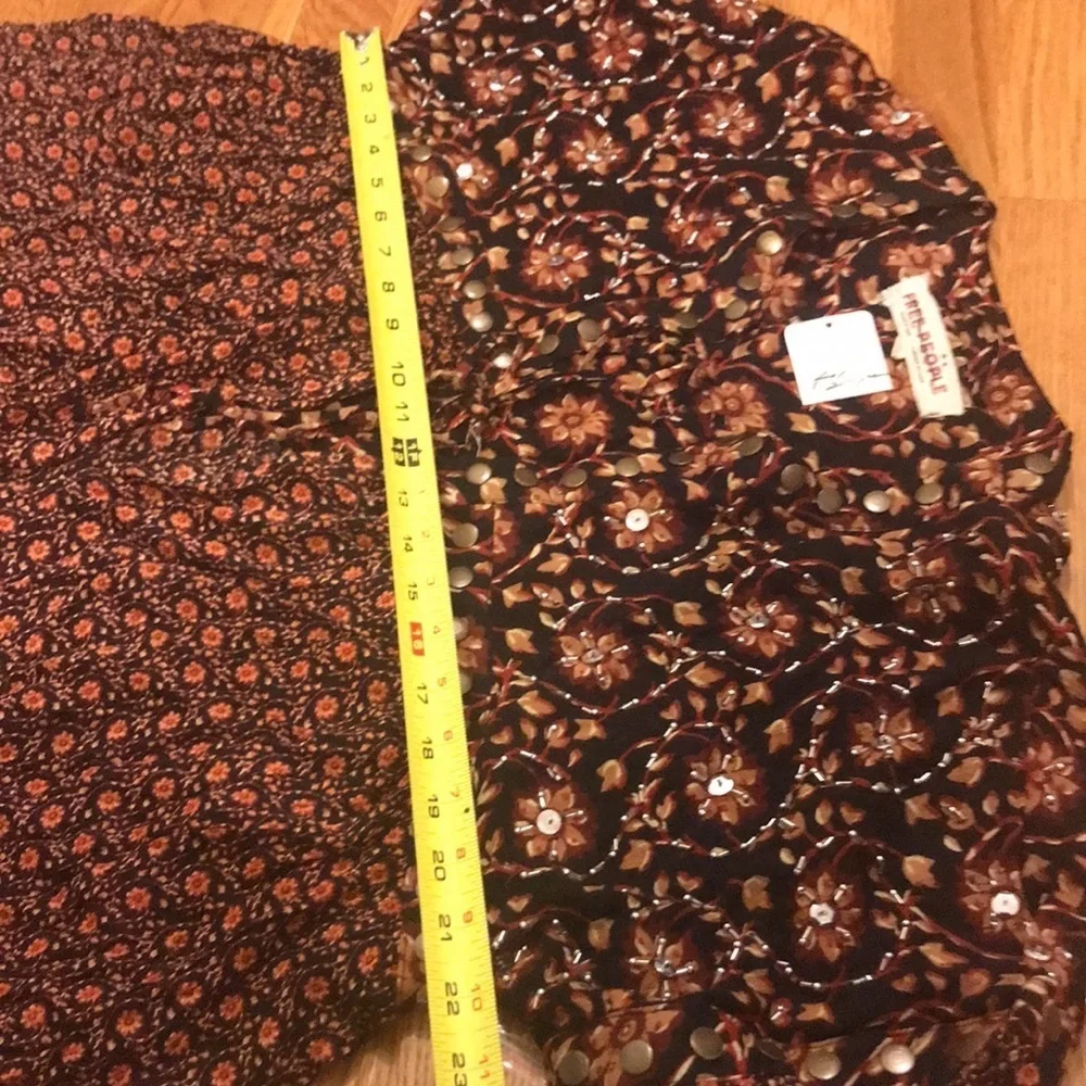 NWT Free People Malia Babydoll Jacket Blouse size Large